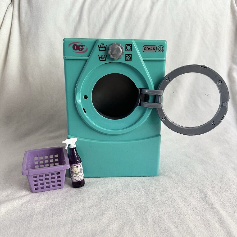 Our Generation Spin and Tumble Wind up Washing Machine OG 18" Doll Accessory